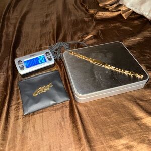 14K Gold Figaro ID Esclava